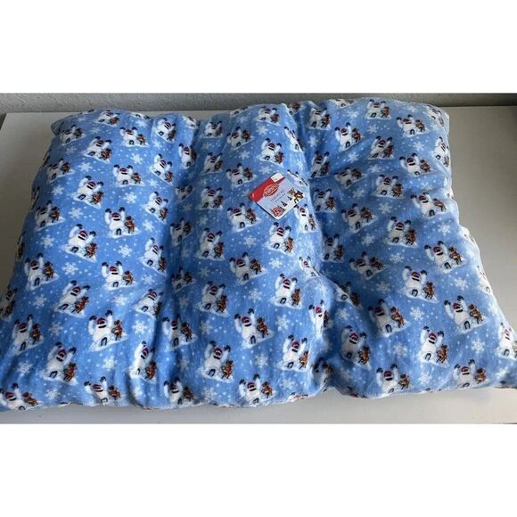 Rudolph The Red Nose Reindeer Bumble Pillow Dog Pet Bed Christmas 26X39” NEW - Picture 2 of 16